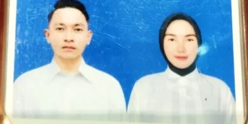 Potret Juwita dan kekasihnya anggota TNI AL. (foto/ist)